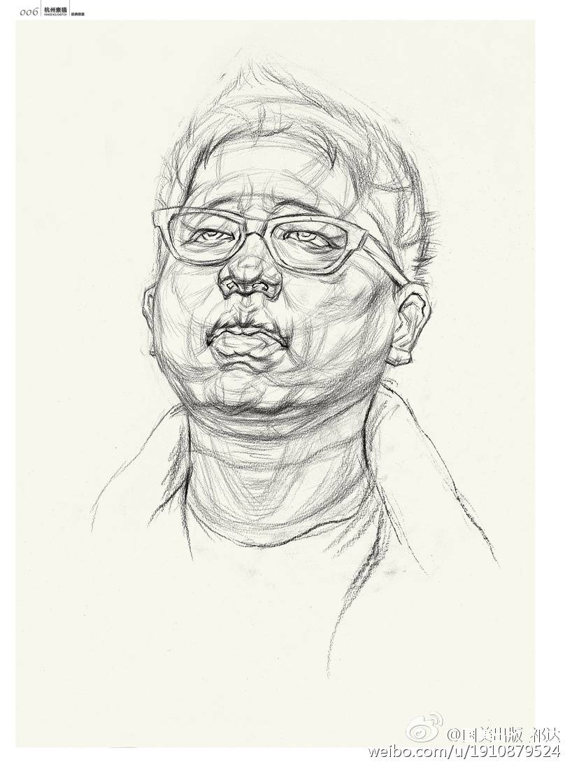 最详细的素描头部透视,构图,角度分析